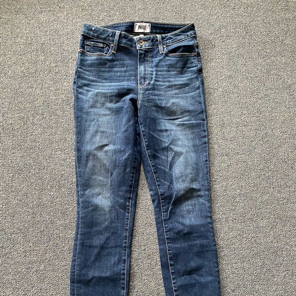 Paige High-rise Unfinished-edge Jeans- Women’s 28